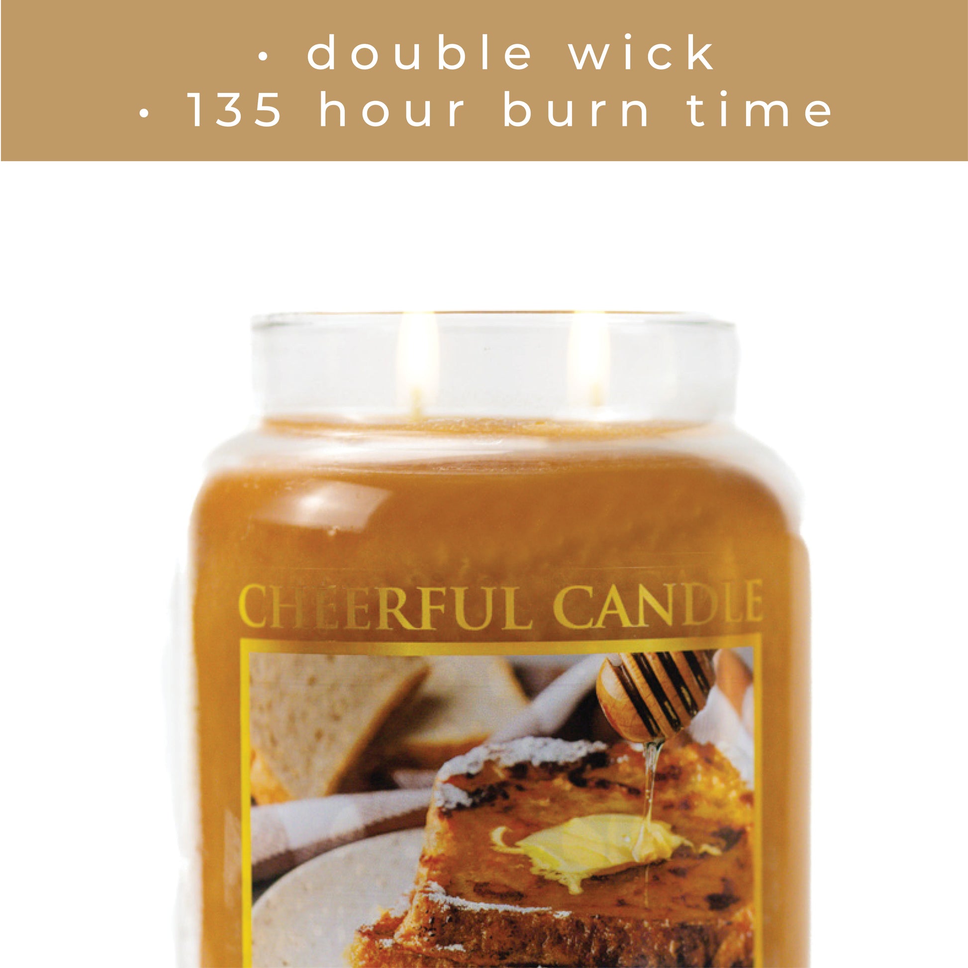 Honey Butter Toast - 24 oz Cheerful Candle
