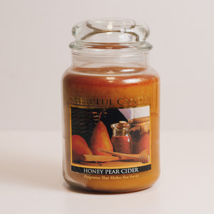 Honey Pear Cider - 24 oz Cheerful Candle