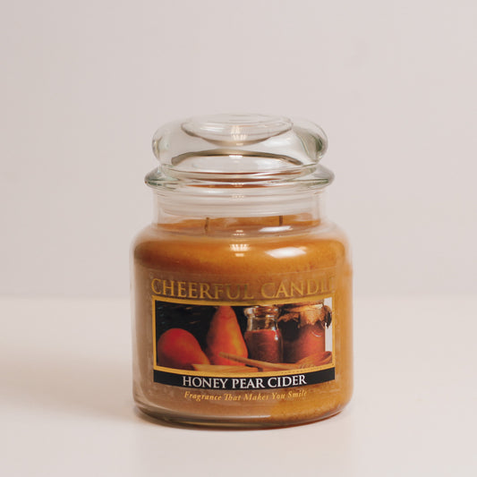 Honey Pear Cider - 16 oz Cheerful Candle