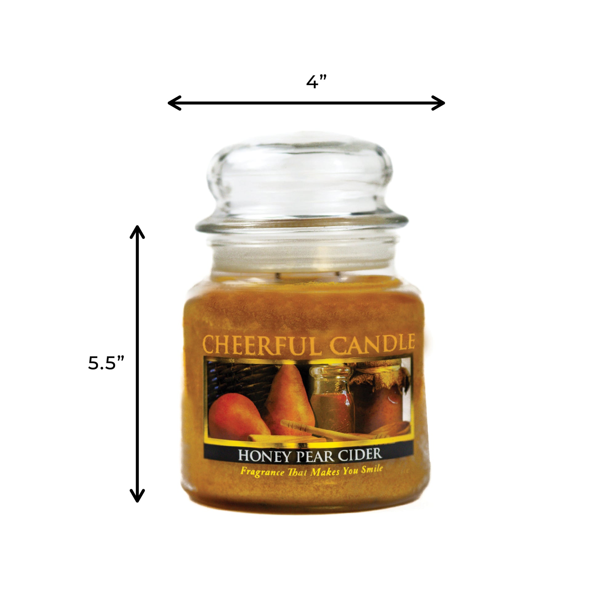 Honey Pear Cider - 16 oz Cheerful Candle