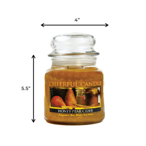Honey Pear Cider - 16 oz Cheerful Candle