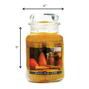 Honey Pear Cider - 24 oz Cheerful Candle