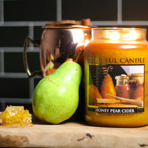 Honey Pear Cider - 24 oz Cheerful Candle