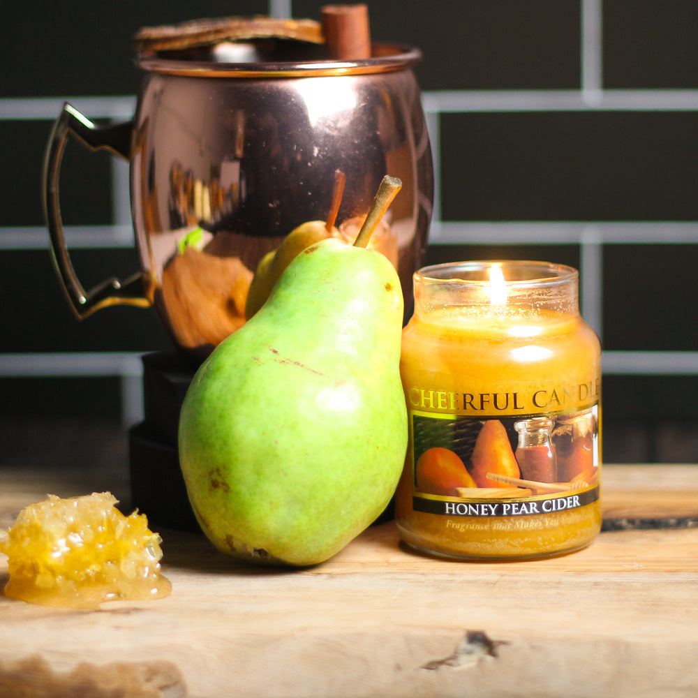 Honey Pear Cider - 6 oz Cheerful Candle