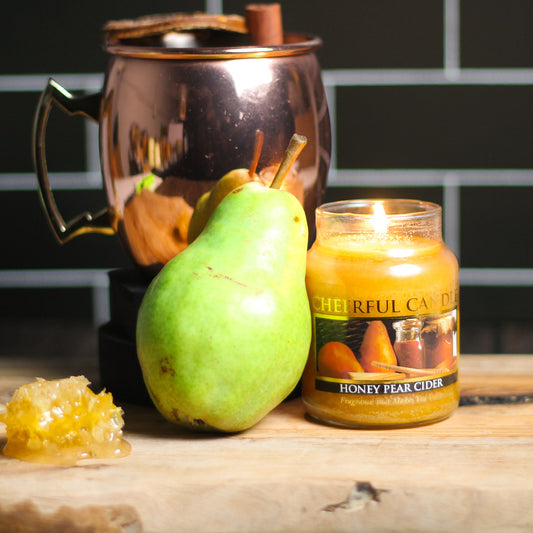 Honey Pear Cider - 6 oz Cheerful Candle