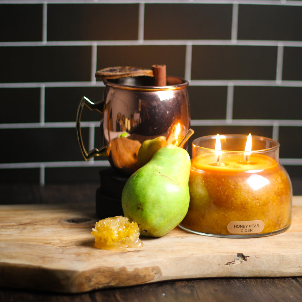 Honey Pear Cider - 22 oz Mama Candle