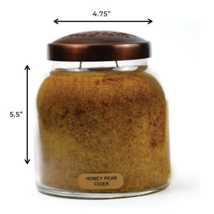 Honey Pear Cider - 34 oz Papa Candle