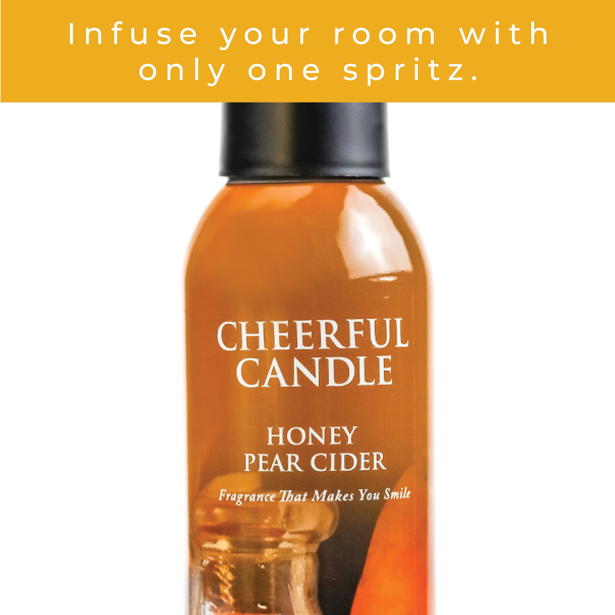 アロマ Honey Pear Cider Room Spray - Flameless Fragrance | A Cheerful