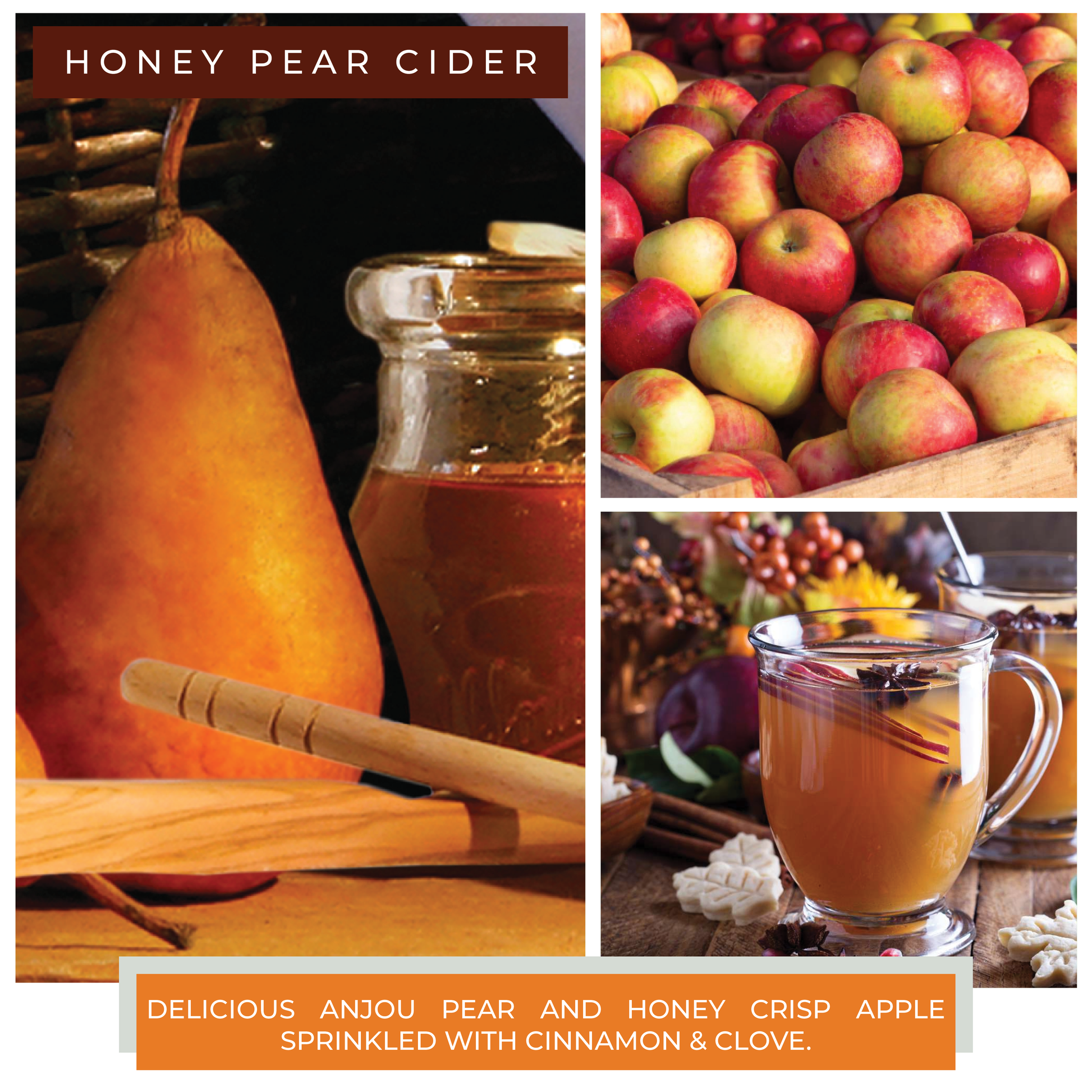 Honey Pear Cider - 6 oz Baby Candle