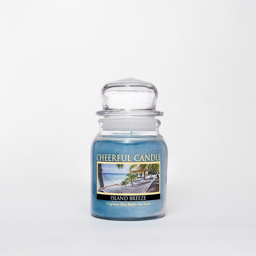 Island Breeze Scented Candle - 6 oz, Single Wick, Cheerful Candle