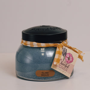 Island Breeze Scented Candle - 22 oz, Double Wick, Mama Jar