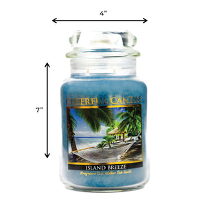 Island Breeze - 24 oz Cheerful Candle