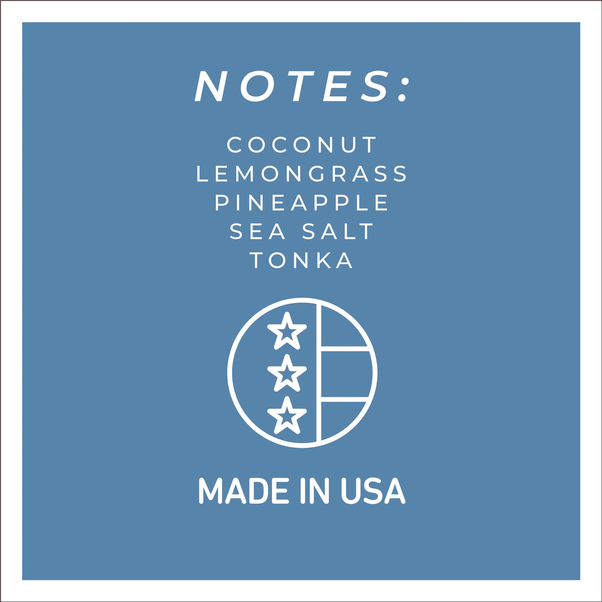 Island Breeze - 6 oz Cheerful Candle