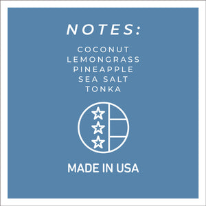 Island Breeze - 6 oz Cheerful Candle
