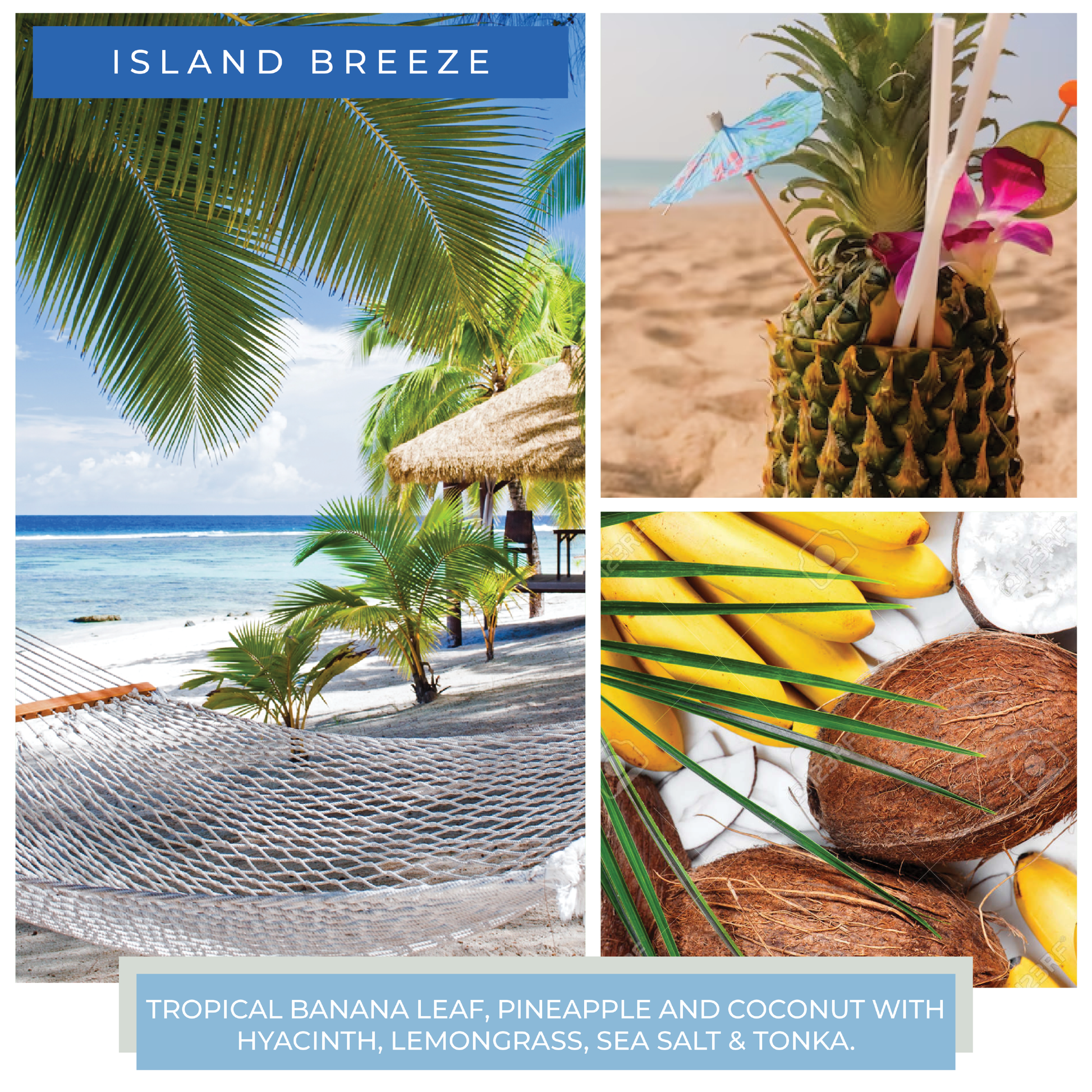 Island Breeze - 6 oz Baby Candle