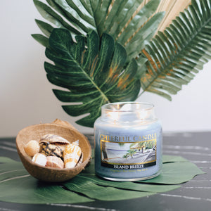 Island Breeze Scented Candle -16 oz, Double Wick, Cheerful Candle