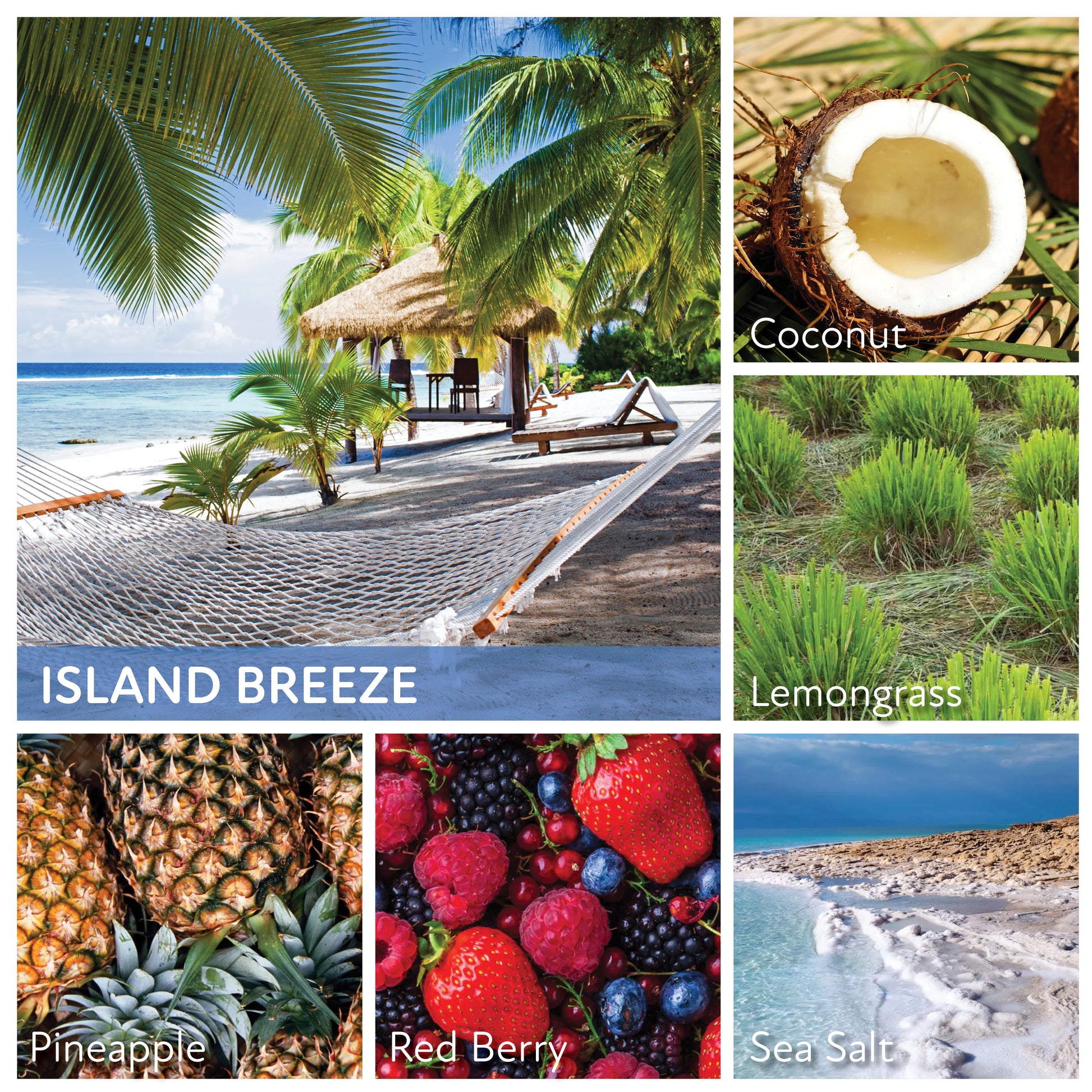 Island Breeze - 6 oz Baby Candle