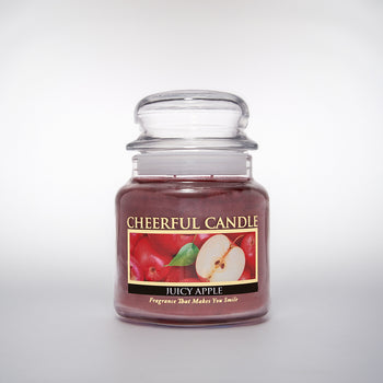 Juicy Apple Scented Candle -16 oz, Double Wick, Cheerful Candle