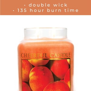 Juicy Peach - 24 oz Cheerful Candle