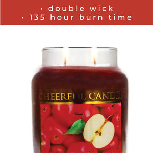 Juicy Apple - 24 oz Cheerful Candle