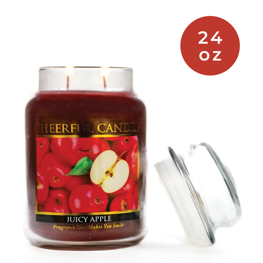 Juicy Apple - 24 oz Cheerful Candle