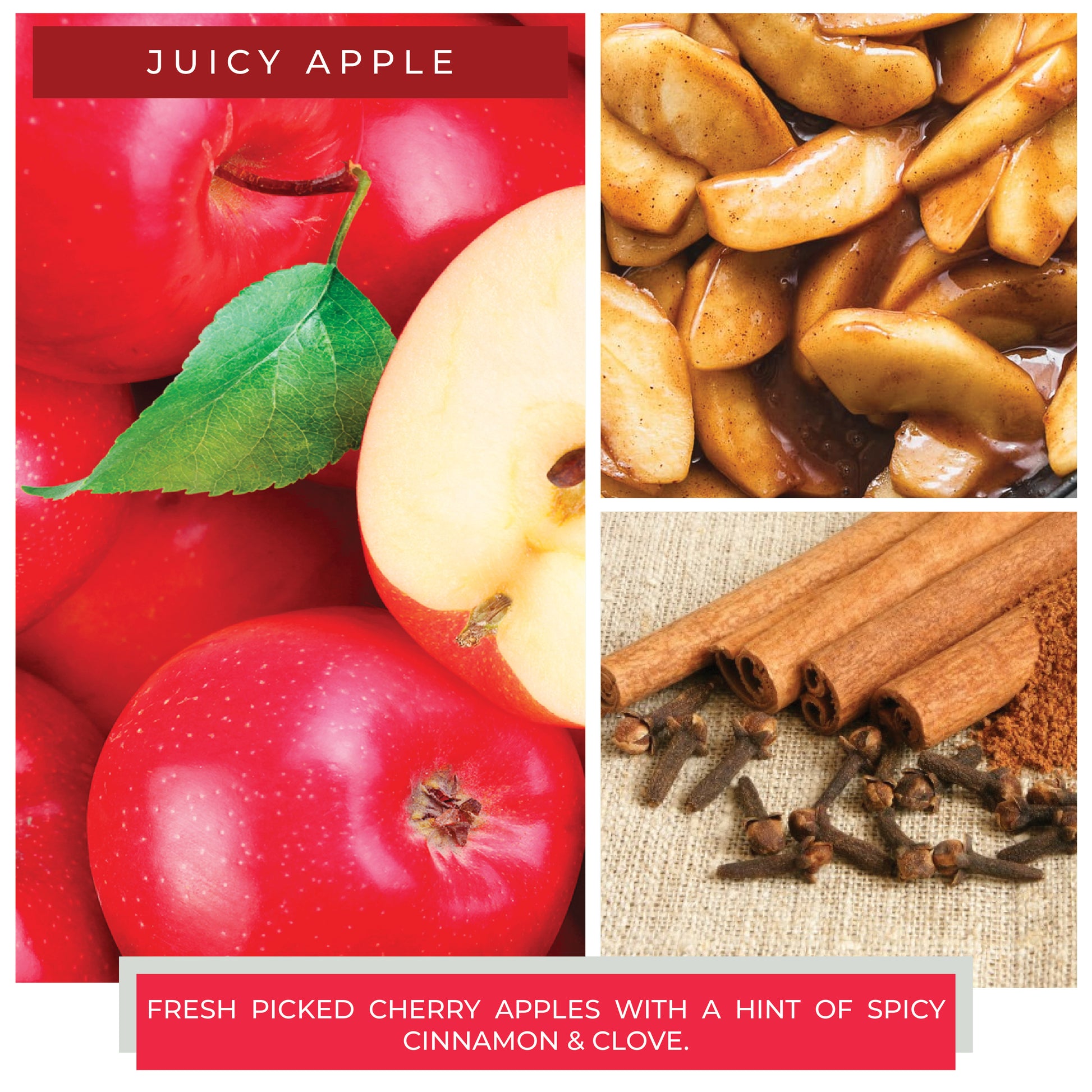 Juicy Apple - 6 oz Cheerful Candle