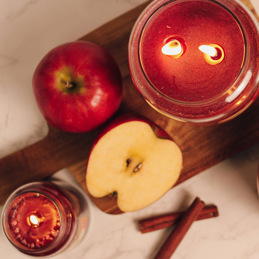 Juicy Apple Scented Candle - 6 oz, Single Wick, Cheerful Candle