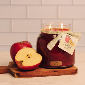 Juicy Apple Scented Candle - 34 oz, Double Wick, Papa Jar