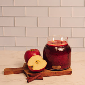 Juicy Apple Scented Candle - 34 oz, Double Wick, Papa Jar