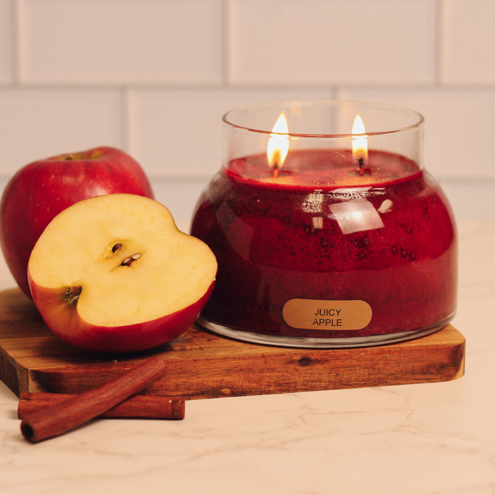 Juicy Apple Scented Candle - 22 oz, Double Wick, Mama Jar