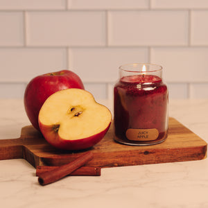 Juicy Apple Scented Candle - 6 oz, Single Wick, Baby Jar