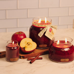 Juicy Apple Scented Candle - 6 oz, Single Wick, Baby Jar