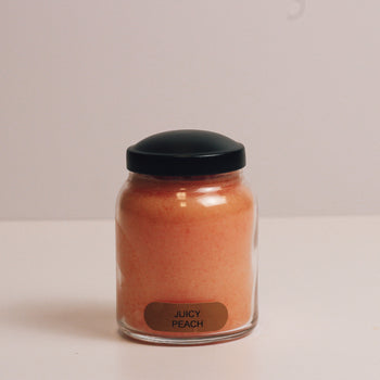 Juicy Peach Scented Candle - 6 oz, Single Wick, Baby Jar