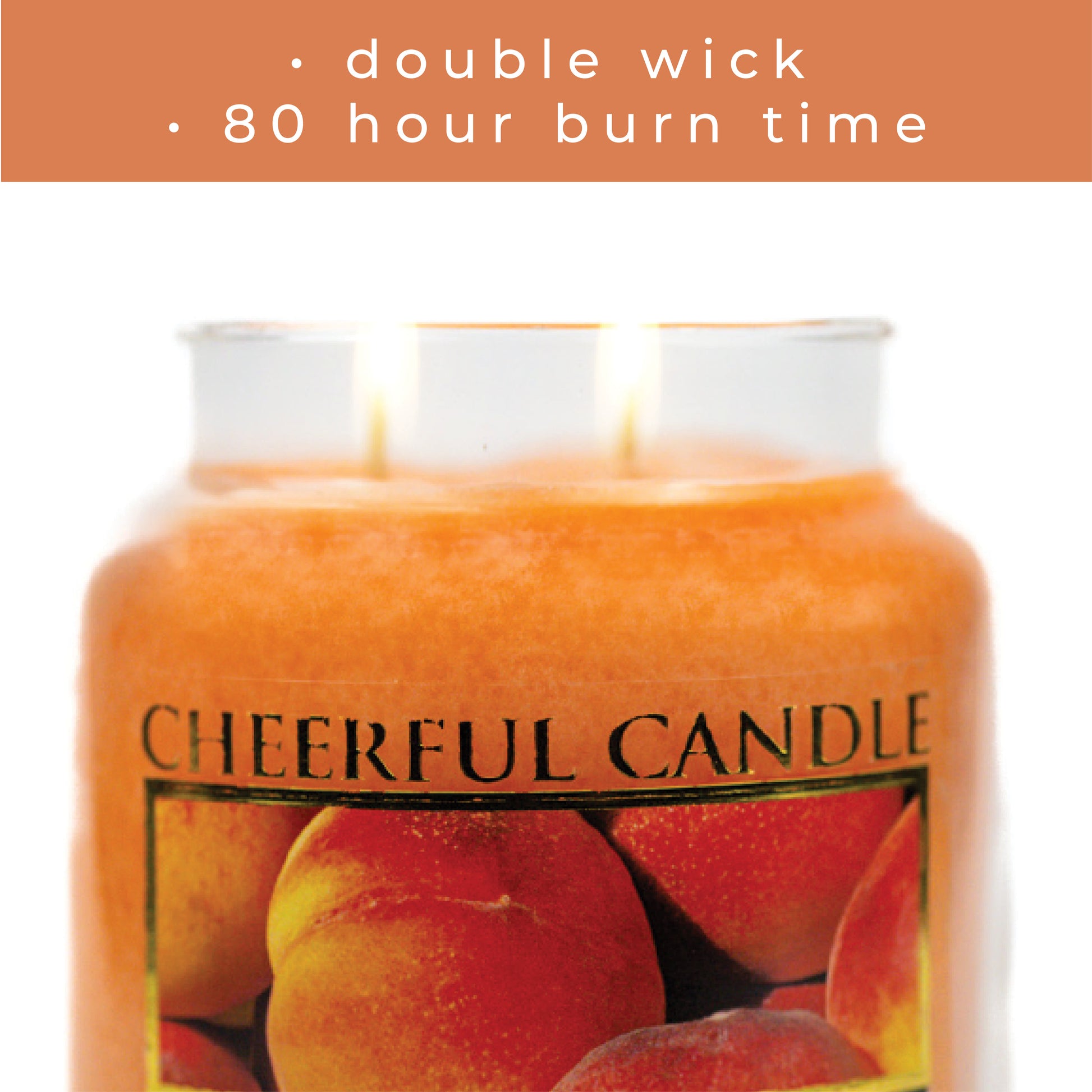 Juicy Peach - 16 oz Cheerful Candle