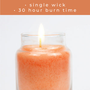 Juicy Peach - 6 oz Baby Candle