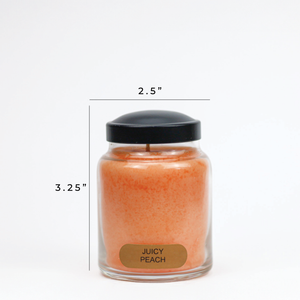 Juicy Peach - 6 oz Baby Candle