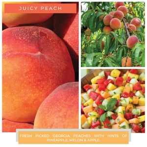 Juicy Peach - 6 oz Baby Candle