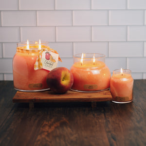 Juicy Peach Scented Candle - 34 oz, Double Wick, Papa Jar