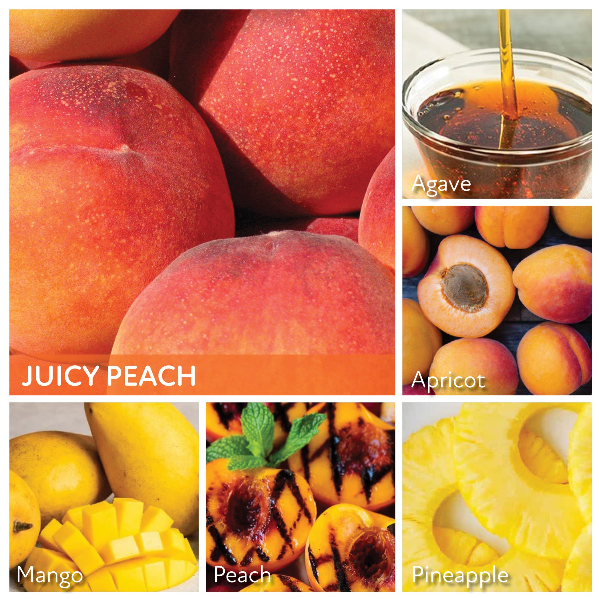Juicy Peach - 24 oz Cheerful Candle