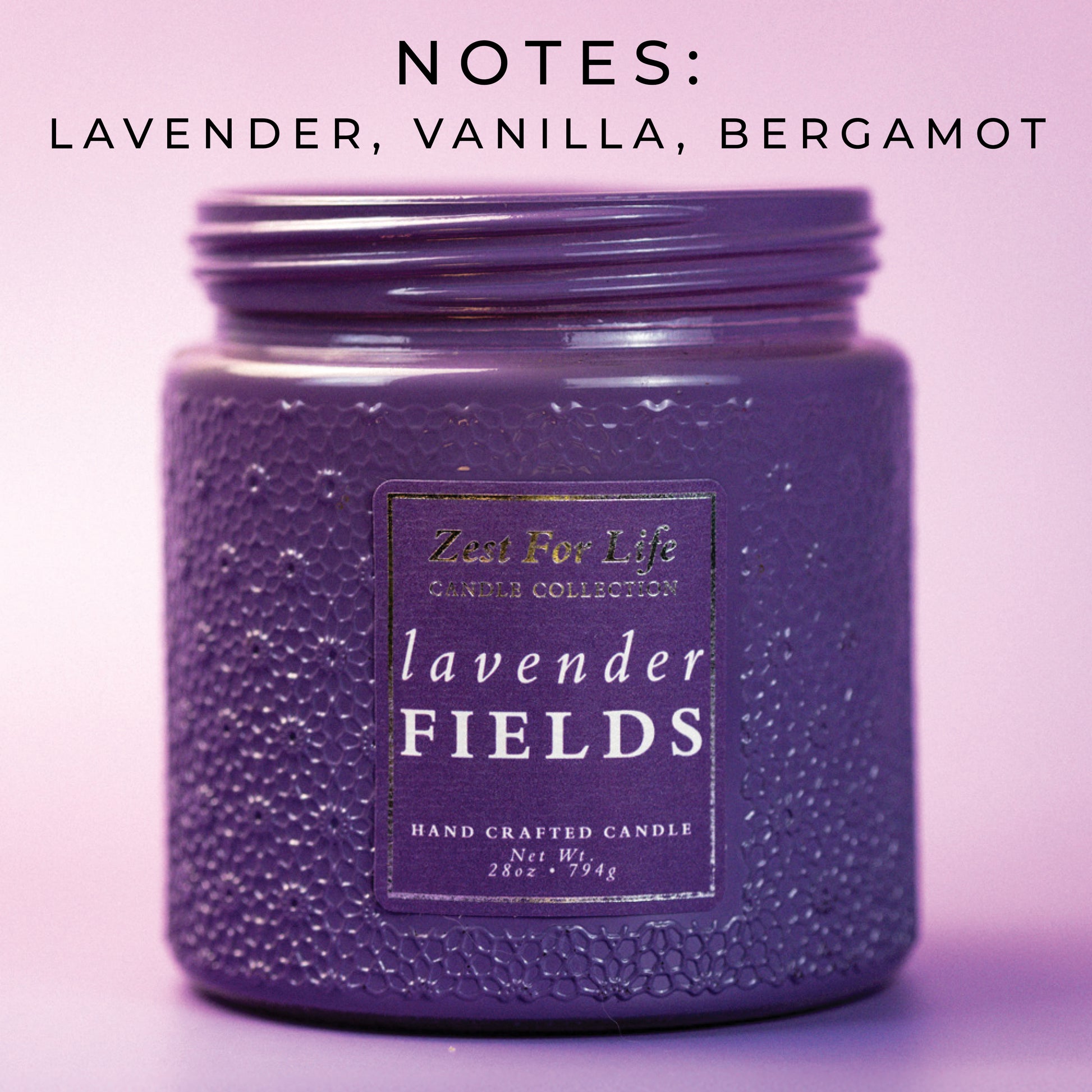 Lavender Fields - Zest For Life Candle