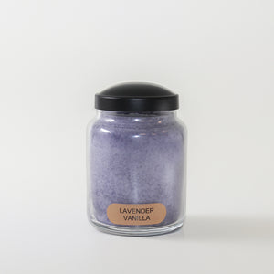 Lavender Vanilla Scented Candle - 6 oz, Single Wick, Baby Jar
