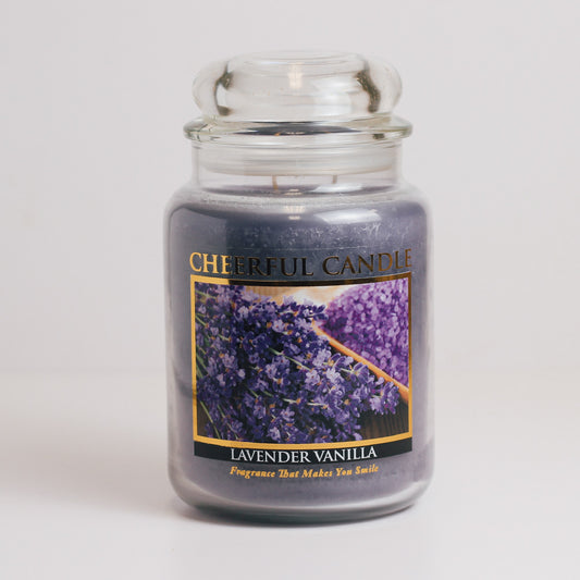 Lavender Vanilla - 24 oz Cheerful Candle