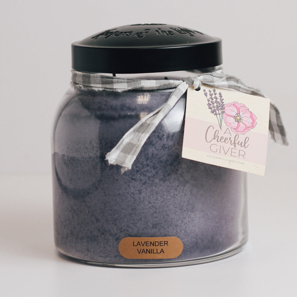 Lavender Vanilla - 34 oz Papa Candle