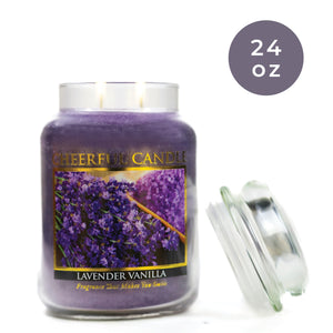Lavender Vanilla - 24 oz Cheerful Candle