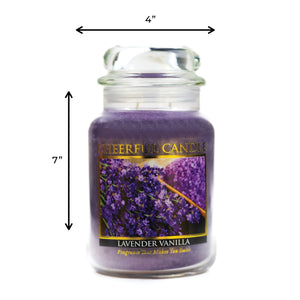 Lavender Vanilla - 24 oz Cheerful Candle