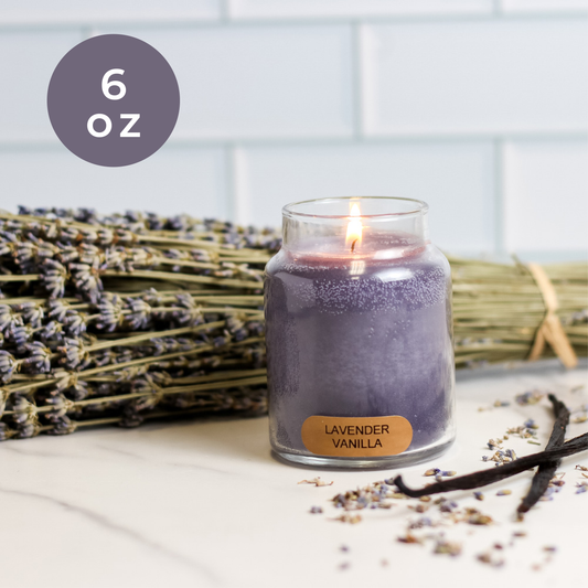 Lavender Vanilla - 6 oz Baby Candle