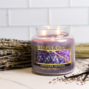 Lavender Vanilla - 16 oz Cheerful Candle