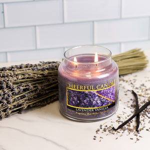 Lavender Vanilla - 16 oz Cheerful Candle