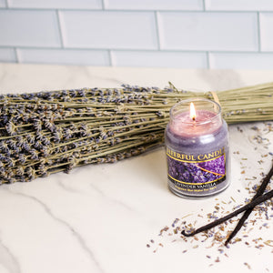 Lavender Vanilla - 6 oz Cheerful Candle