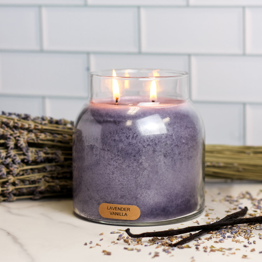 Lavender Vanilla - 34 oz Papa Candle